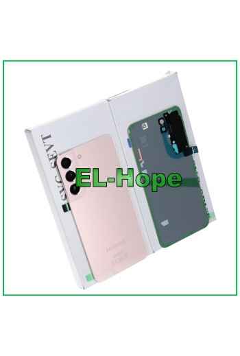 Cache batterie arrie're d origine Samsung Galaxy S22 SM-G901B, rose dore'
