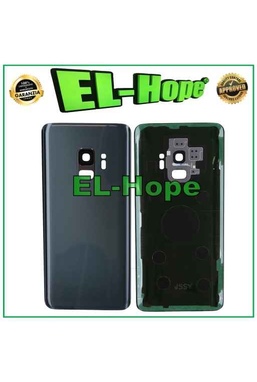 Cache batterie pour Samsung Galaxy S9 SM-G960, coque arrie're argente'e