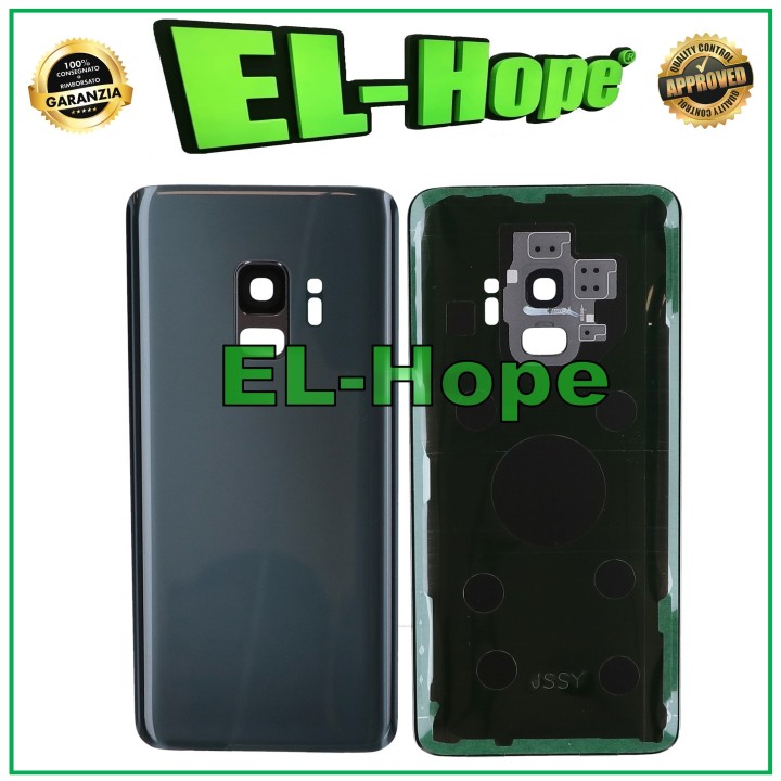 Cache batterie pour Samsung Galaxy S9 SM-G960, coque arrie're argente'e