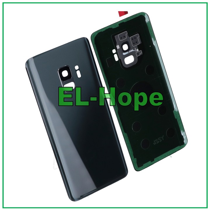 Cache batterie pour Samsung Galaxy S9 SM-G960, coque arrie're argente'e