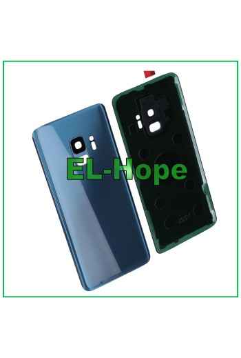 COUVERCLE DE BATTERIE POUR SAMSUNG GALAXY S9 SM-G960 ARRIÈRE BLEU