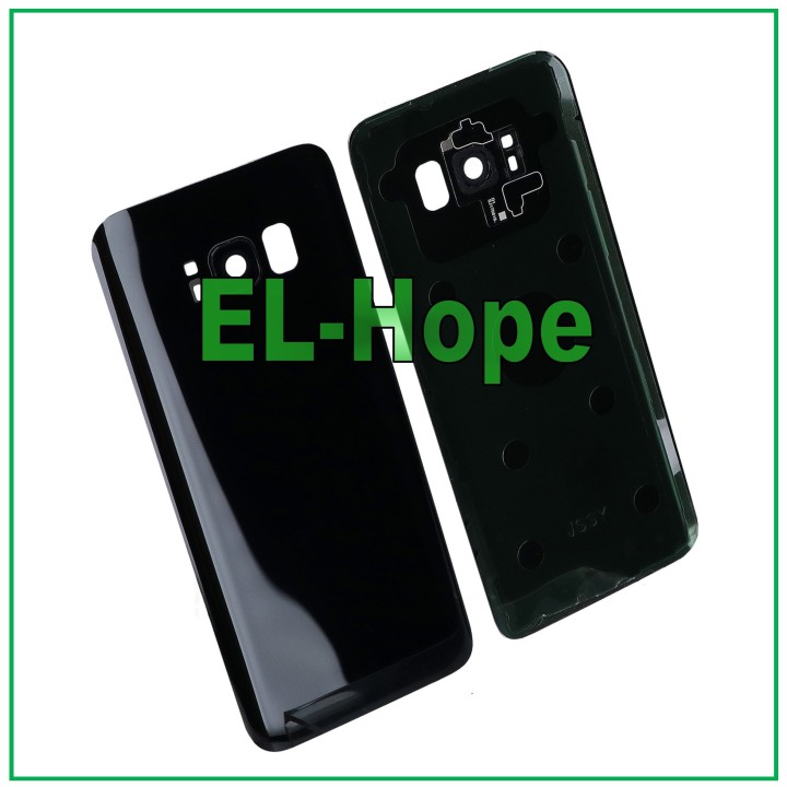 COUVERCLE DE BATTERIE POUR SAMSUNG GALAXY S8 SM-G950, COUVERCLE ARRIÈRE NOIR