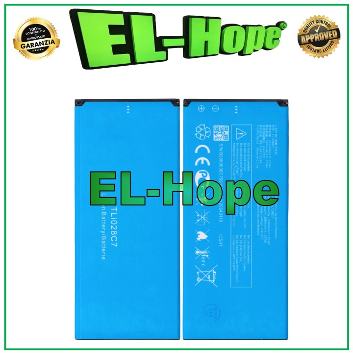 Batterie TLi028C7 pour TCL 403 T431 / ALCATEL 1A 1B 2020 3000 mAh ÉQUIVALENTE À L ORIGINALE