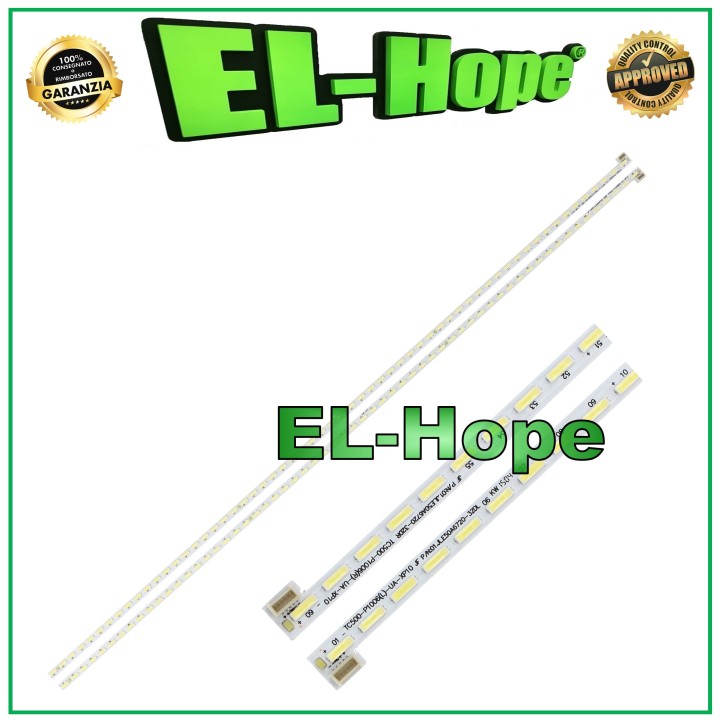 KIT DE 2 BARRES DE 60 RUBAN LED POUR TV HAIER 50  TC500-P1006(L)(R) JLE50A6720-32DL / DR