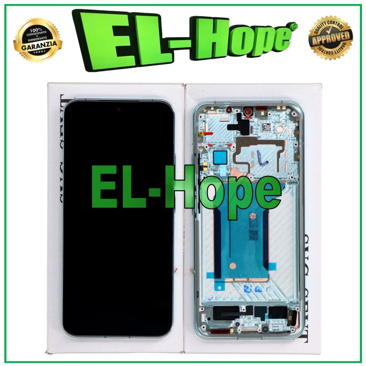 ÉCRAN LCD TACTILE SERVICE ORIGINAL 100% XIAOMI 14 5G 2023 CADRE VERT VERT