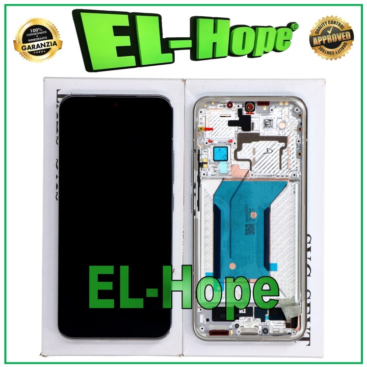 ÉCRAN LCD TACTILE SERVICE ORIGINAL 100% XIAOMI 14 5G 2023 CADRE BLANC BLANC