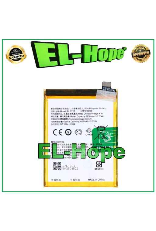 Batterie BLP717 pour Oppo Reno Z PCDM10 CPH1979 4035 mAh, e'quivalente a' l originale