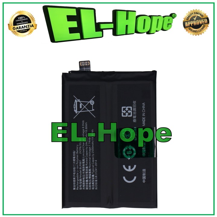 Batterie BLP887 pour Oppo Realme GT2 Pro RMX3300 3301 Neo2 RMX3370, identique a' l original
