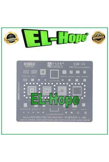 POCHOIR REBALLING IC PUCE CPU POUR SAMSUNG EXYNOS 7870 7884 7885 7904 9610 9611