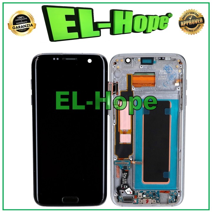 Écran tactile OLED en verre noir pour Samsung Galaxy S7 Edge SM-G935