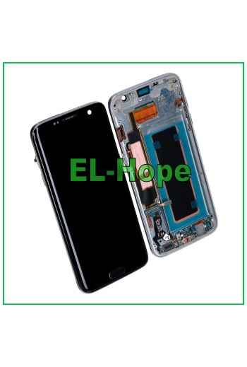 Écran tactile OLED en verre noir pour Samsung Galaxy S7 Edge SM-G935