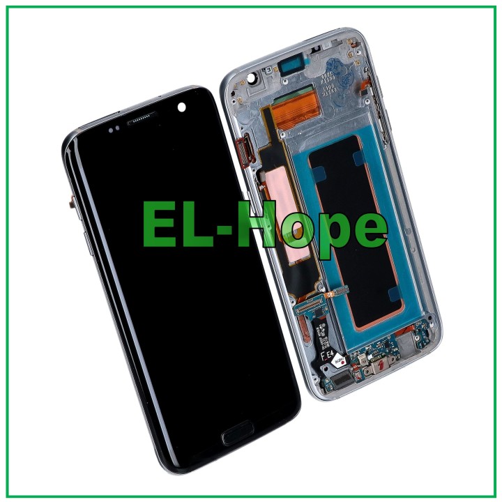 Écran tactile OLED en verre noir pour Samsung Galaxy S7 Edge SM-G935