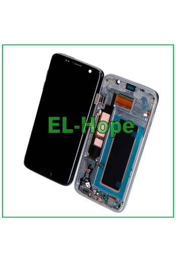 Écran tactile OLED en verre noir pour Samsung Galaxy S7 Edge SM-G935