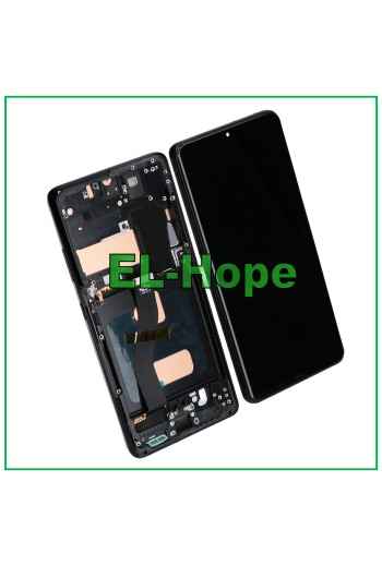 Écran LCD TFT tactile en verre noir pour Samsung Galaxy S21 Ultra SM-G998