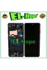 Écran LCD OLED + cadre pour Samsung Galaxy S21 Ultra SM-G998 tactile en verre noir