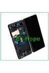 Écran LCD OLED + cadre pour Samsung Galaxy S21 Ultra SM-G998 tactile en verre noir