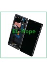Écran LCD OLED + cadre pour Samsung Galaxy S21 Ultra SM-G998 tactile en verre noir