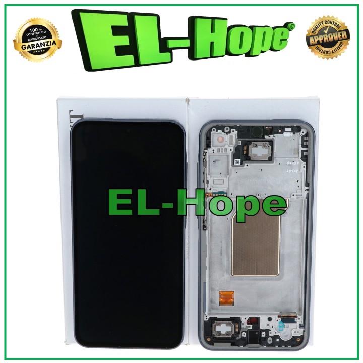 Cadre d e'cran LCD d origine pour Samsung A35 5G SM-A356 tactile bleu marine et noir GH82-34221A