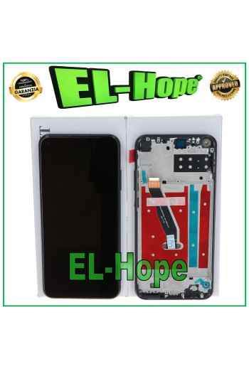Écran LCD a' cadre e'gal, service d origine pour Huawei P40 Lite et Art-L29 Touch, noir
