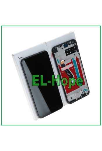 Écran LCD a' cadre e'gal, service d origine pour Huawei P40 Lite et Art-L29 Touch, noir