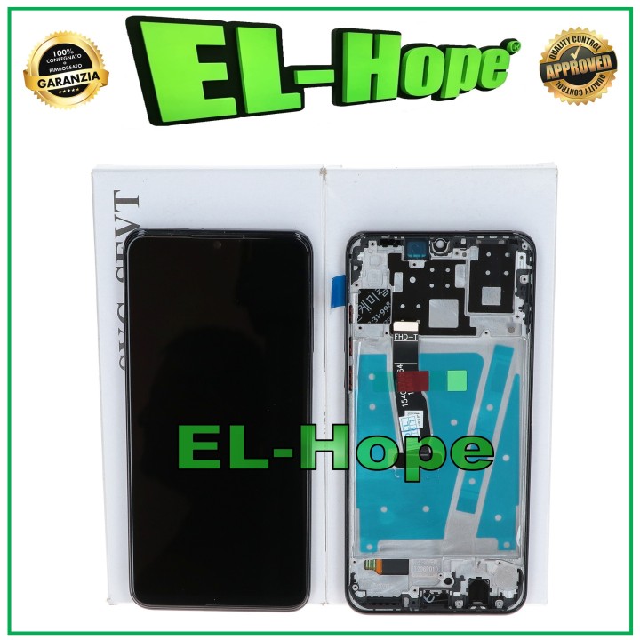 Écran tactile + cadre, service d origine Huawei P30 Lite Mar-LX1M, 48 MP, noir