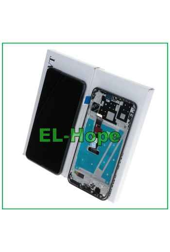 Écran tactile + cadre, service d origine Huawei P30 Lite Mar-LX1M, 48 MP, noir