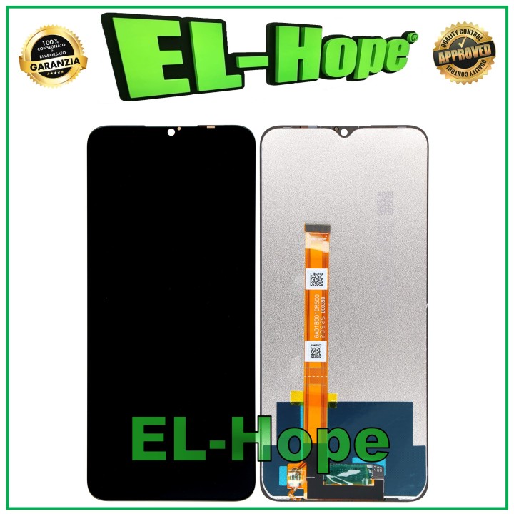 Écran LCD tactile assemble' noir pour Oppo A55S 5G (CPH2309)