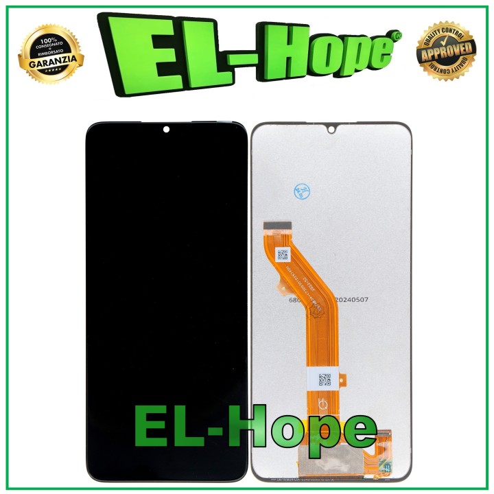 Écran LCD + e'cran tactile pour e'cran en verre TCL 505 T509K1 assemble'