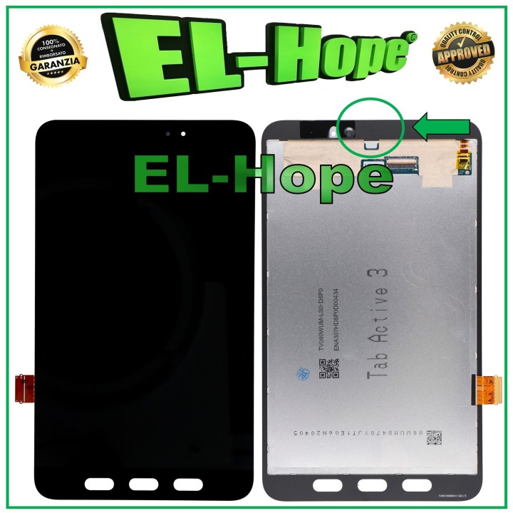 Écran LCD tactile pour Samsung Galaxy Tab Active 3 SM-T575/T579, compatible Wi-Fi