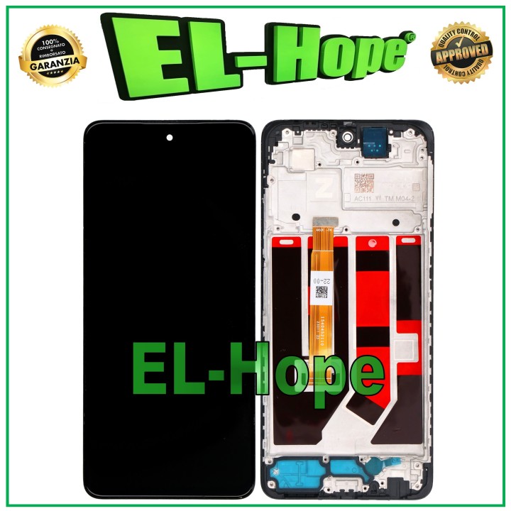 Écran LCD + cadre pour e'cran tactile OPPO A58 4G CPH2577