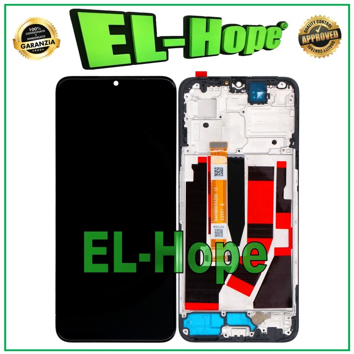 Écran LCD + châssis pour Oppo A77 5G CPH2339 / K10 5G CPH2337 Écran tactile en verre