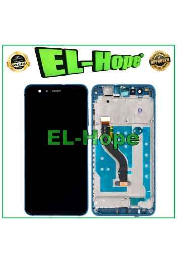 Écran LCD + châssis pour Huawei P10 Lite WAS-LX1 LX1A, e'cran tactile bleu