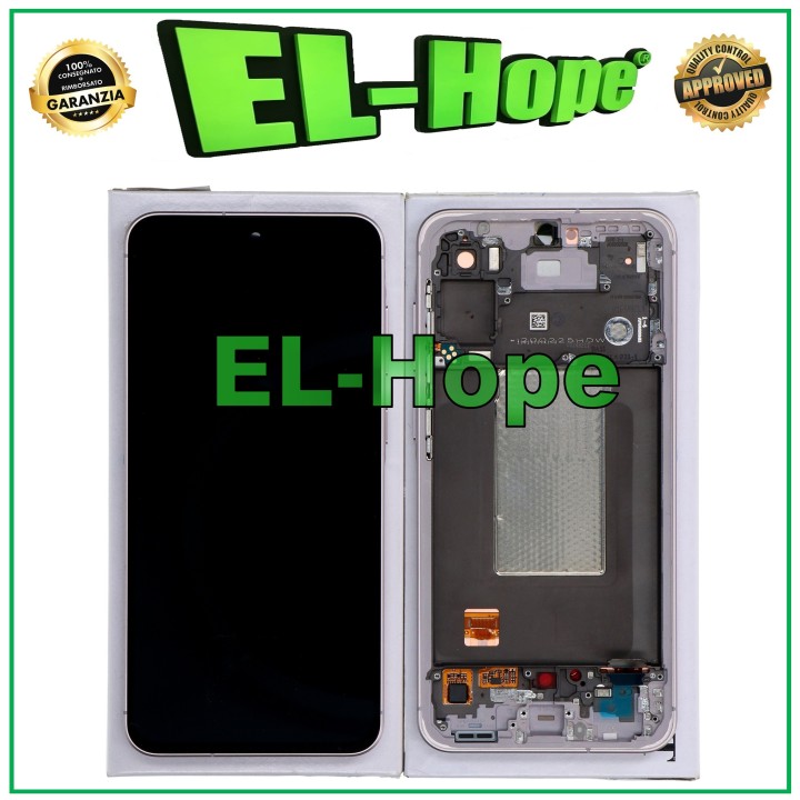 Écran LCD tactile rose avec cadre d origine pour Samsung A56 5G SM-A566 (GH82-36829D)