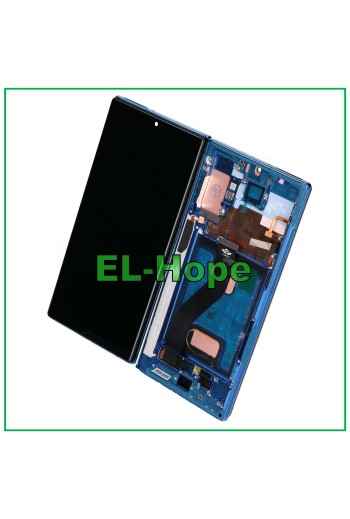 Cadre TFT + e'cran tactile LCD pour Samsung Galaxy Note 10 Plus SM-N975/N976, bleu
