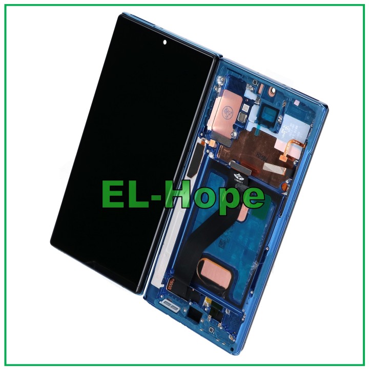 Cadre TFT + e'cran tactile LCD pour Samsung Galaxy Note 10 Plus SM-N975/N976, bleu
