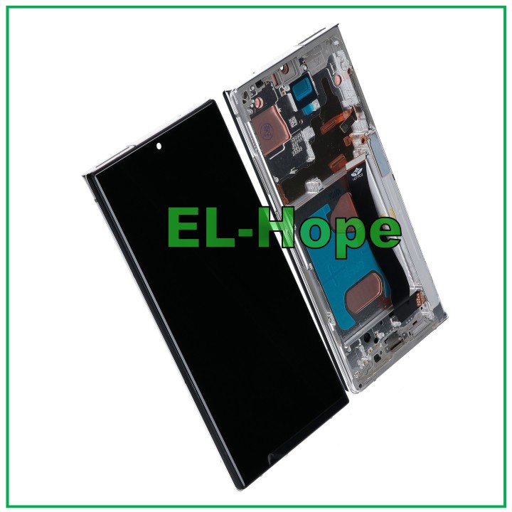 Cadre TFT + e'cran tactile LCD pour Samsung Galaxy Note 20 Ultra N985 N986 Blanc