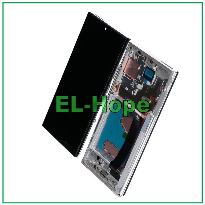 Cadre TFT + e'cran tactile LCD pour Samsung Galaxy Note 20 Ultra N985 N986 Blanc