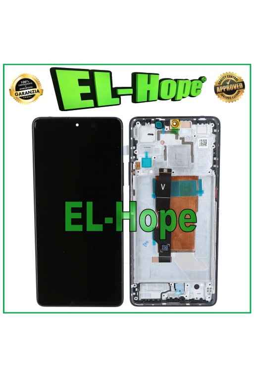 Écran LCD OLED pour Xiaomi Redmi Note 12 Turbo 5G, e'cran tactile en verre noir