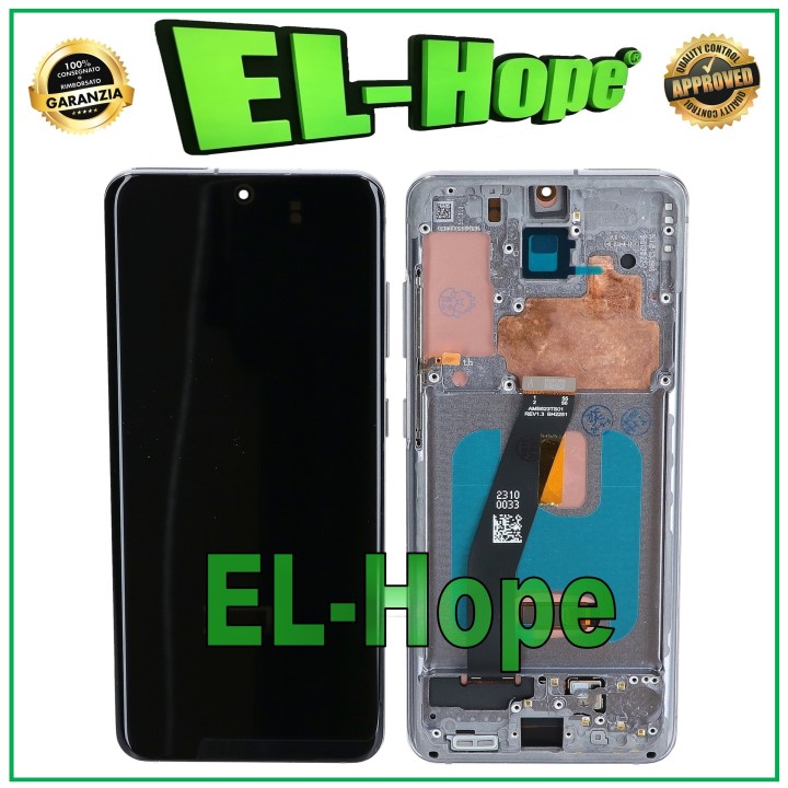 Écran LCD OLED + châssis pour Samsung Galaxy S20 SM-G980 G981, verre tactile gris