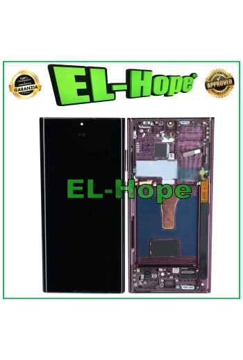 Écran tactile LCD OLED pour Samsung Galaxy S22 Ultra 2022 SM-S908 Bordeaux