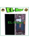 Écran tactile LCD OLED avec cadre pour Samsung Galaxy S22 Ultra 2022 SM-S908 Bordeaux