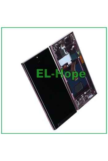 Écran tactile LCD OLED pour Samsung Galaxy S22 Ultra 2022 SM-S908 Bordeaux