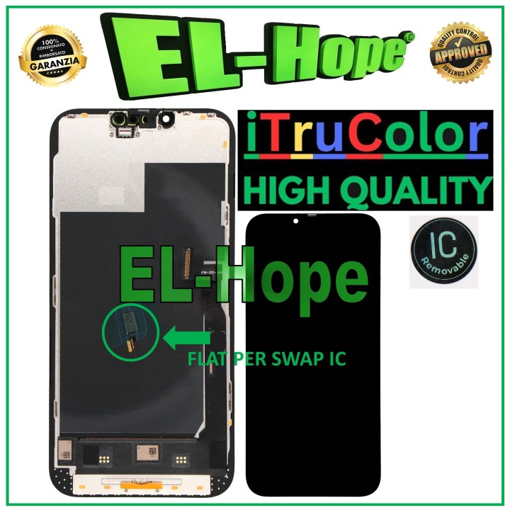 Écran LCD OLED rigide iTruColor pour Apple iPhone 13 Pro Max, e'cran tactile en verre