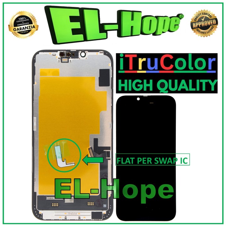 Écran tactile OLED souple iTruColor haut de gamme pour iPhone 14 Plus d Apple
