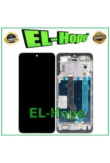 Écran LCD + cadre OLED pour e'cran tactile TCL 30 T676H / 30 PLUS T676J, verre noir