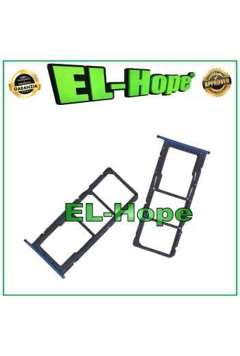Compartiment pour chariot pour carte nano SIM et SD Huawei Honor 8A JAT-LX1 LX2 LX3 L29 Bleu