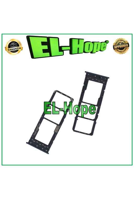 Compartiment pour carte SIM et micro SD pour Motorola Moto E22/E22i XT2239, noir
