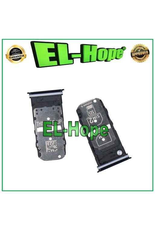 Compartiment pour carte SIM et carte micro SD pour Motorola Moto Edge 5G XT2063 Noir
