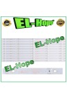 KIT 10 5 RUBANS LED POUR TV 55  BENQ 4/08-K55WD9-A211/N01 A2 K550WD93195069
