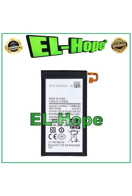 Batterie EB-BA320ABE pour Samsung Galaxy A3 2017 SM-A320 2350 mAh, e'quivalente a' l originale